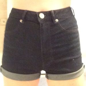 Dark high waisted shorts from American Eagle