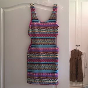 Cutout tank dress
