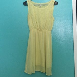 Yellow summer dress