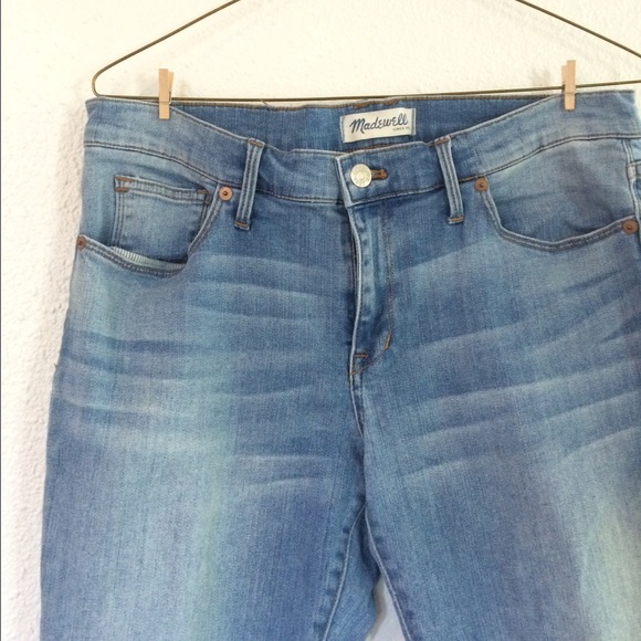 Madewell Cropped Lightwash Jeans