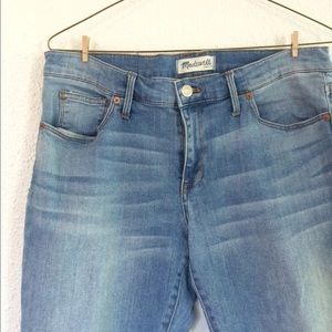 Madewell Cropped Lightwash Jeans