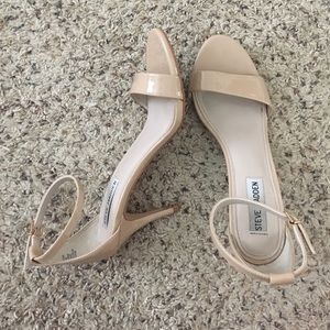 Steve Madden Nude Strappy Heels