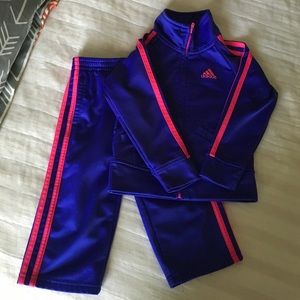 Adidas Track Suit 2T EUC