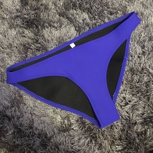 Blue bikini bottom