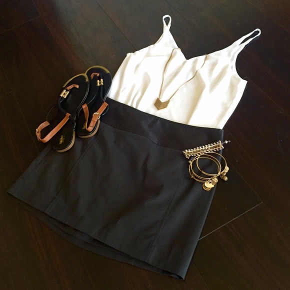 Gray Express Mini Skirt