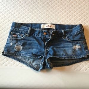 Hollister jean shorts