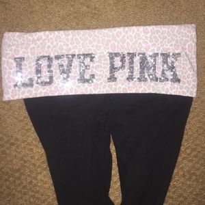 Victoria Secret Pink Cheetah Yoga Pants