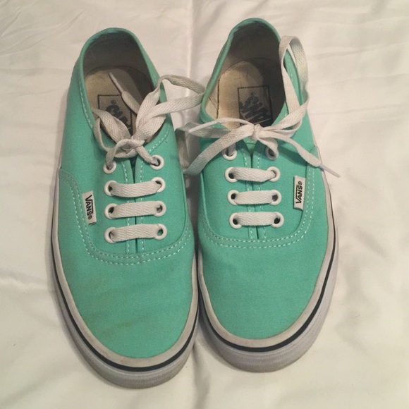 Light Blue Vans size 5.5