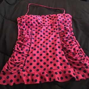 Polka dot tankini top!