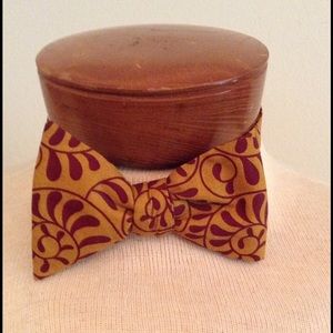 Crimson and Gold BOW TIE