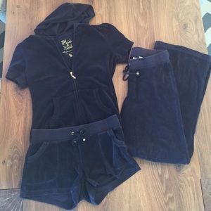 Victoria's Secret Plush and Lush terry hoodie set.