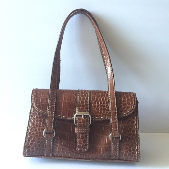 Vegan Mini Crocodile Handbag - Picture 1 of 4