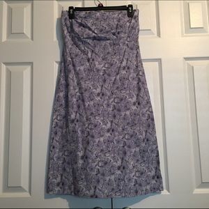 Newyork and company strapless lavender dress.
