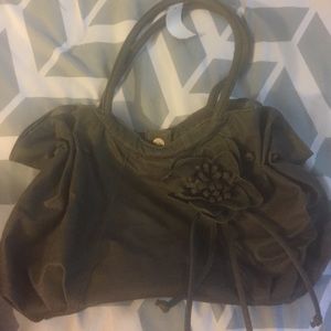 Cute green purse with flower