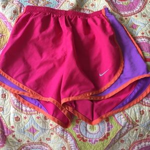 Nike dri- fit running shorts