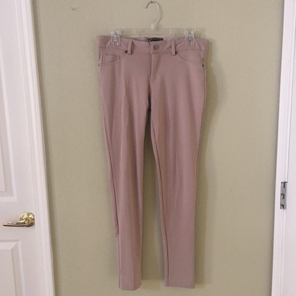 Ambiance Beige Neutral Jeggings (Jean Leggings)
