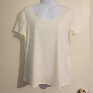 Cream Basic Top