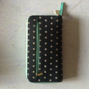 Fossil polka dot wallet