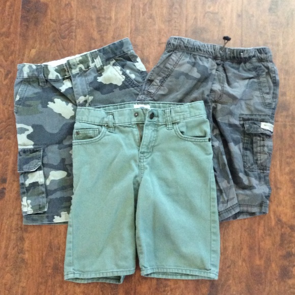 Three pairs boys shorts