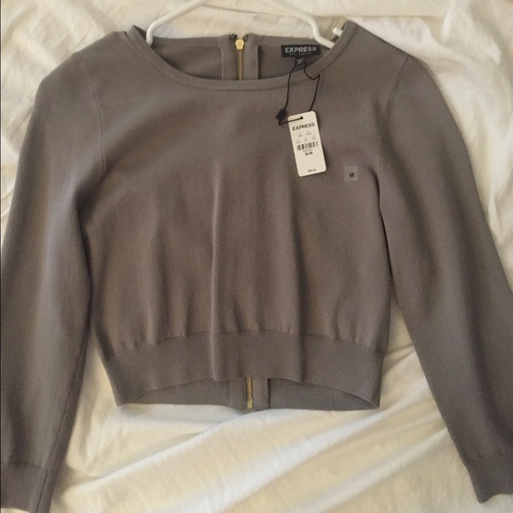 NWT Express "Body Shaping" Cropped Sweater