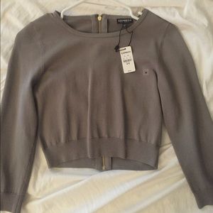 NWT Express "Body Shaping" Cropped Sweater