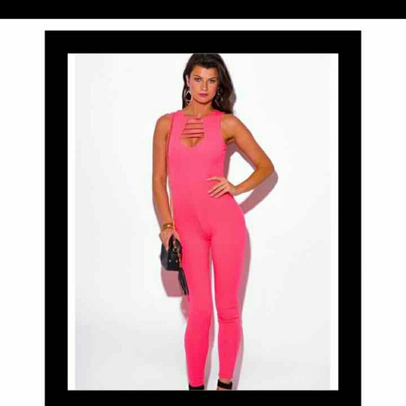 Pink jumpsuit
