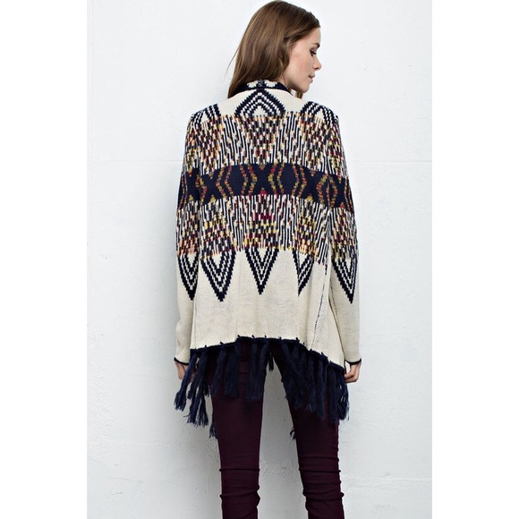 Comin Up Cozy Tassel Cardigan - Picture 3 of 4