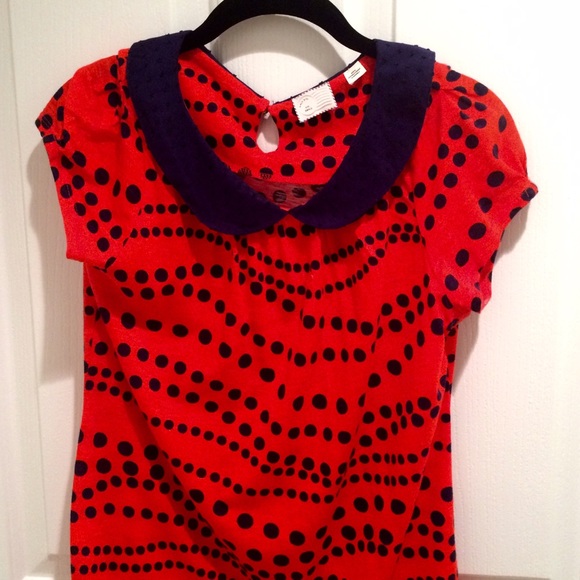 Polka dot Anthro Top