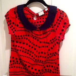 Polka dot Anthro Top