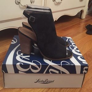 Lucky Peep Toe Booties