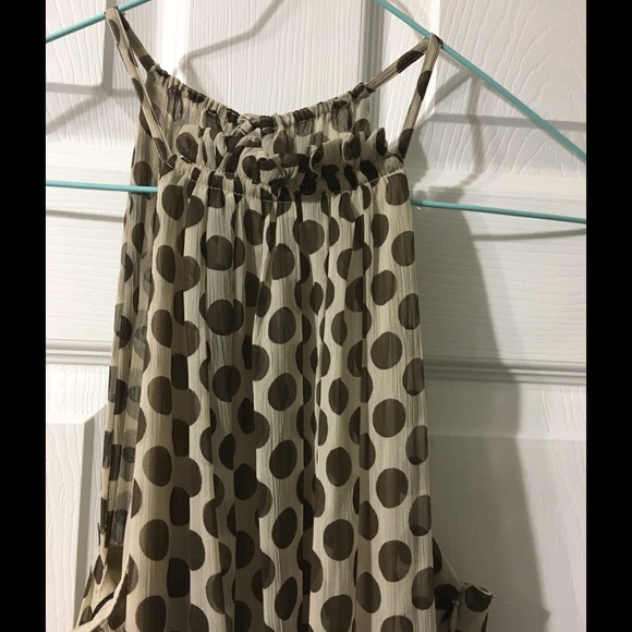 Silk tank dress bought in France.