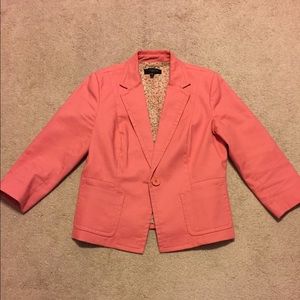 Pink Talbots Blazer size 12P