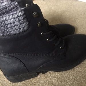 ALDO lace up combat boots