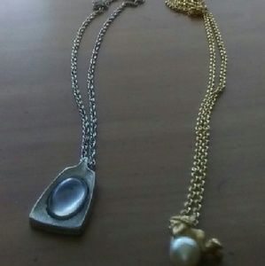 Mood necklace and angle necklace