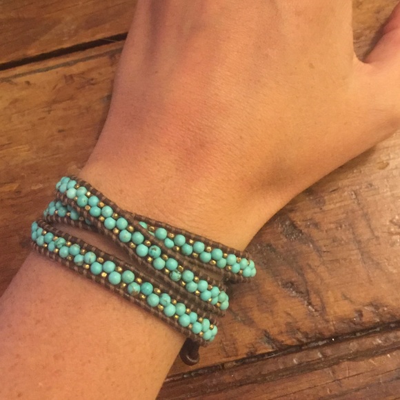 Chan Luu Leather Wrap Bracelet