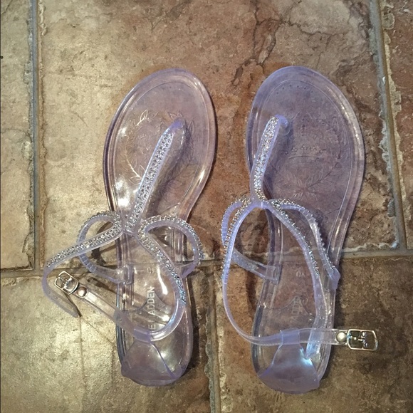 Clear sandals