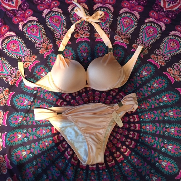 Victoria secret bikini size medium size 34b top