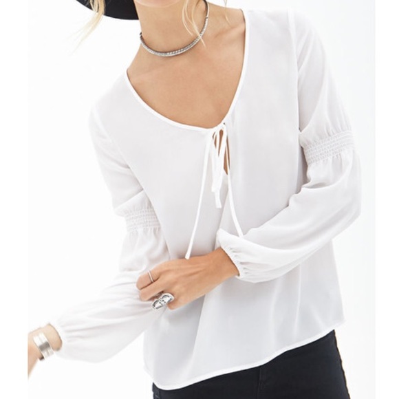 Forever 21 Peasant Blouse