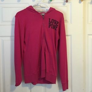 Victoria's Secret Pink full zip hoodie
