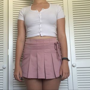 cute pleated skirt