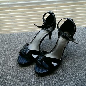 Kelly and Katie ankle strap heel sandals