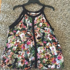 Cute floral tank