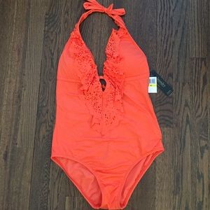 NWT Laundry by Shelli Segal one piece swimsuit. M