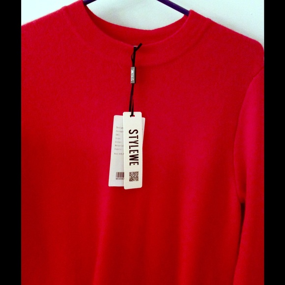 RED YUMMY SWING DRESS NWT!!!! - Picture 3 of 4