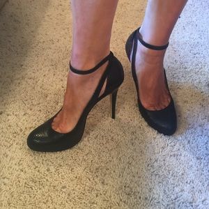 INC Black Heels