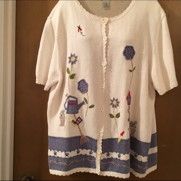 Short sleeve Rami & Cotton Sweater!