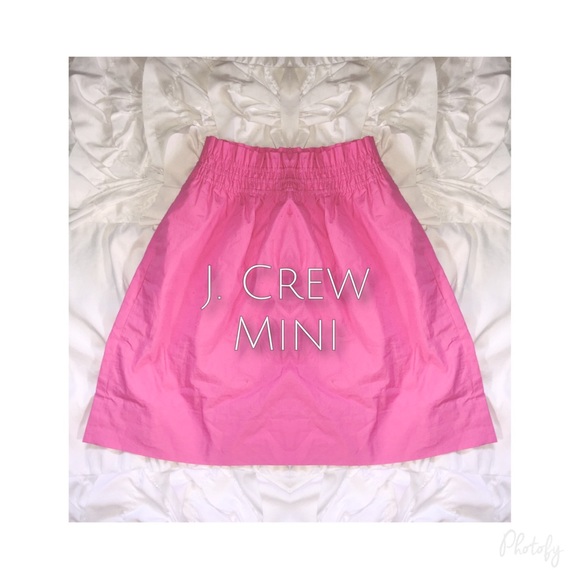 Pink, J. Crew Mini skirt💕