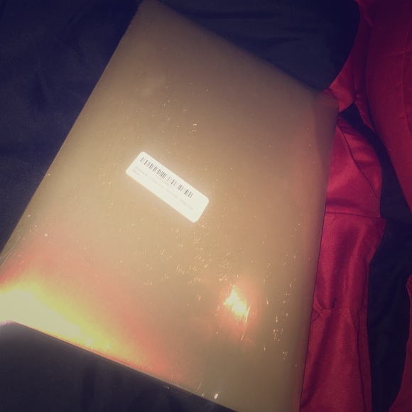 MacBook Air metallic gold case