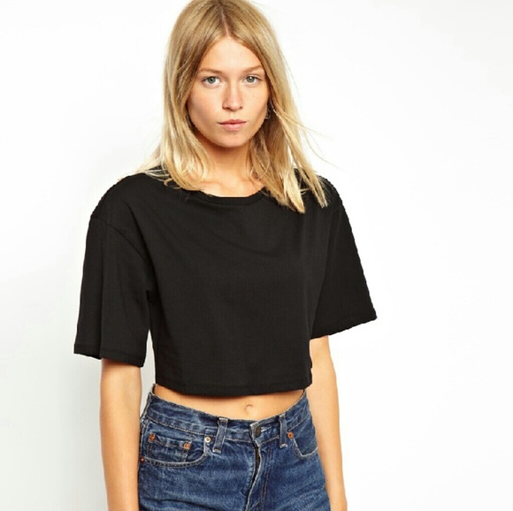 ASOS Wide Sleeve Crop Top