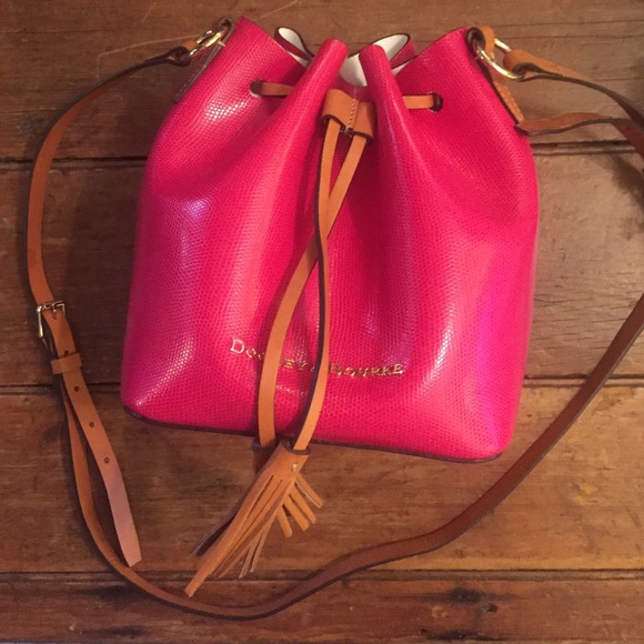 Hot Pink Dooney & Bourke Bucket Bag